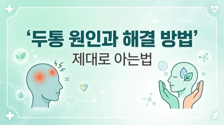 두통 원인과 해결 방법 제대로 아는법