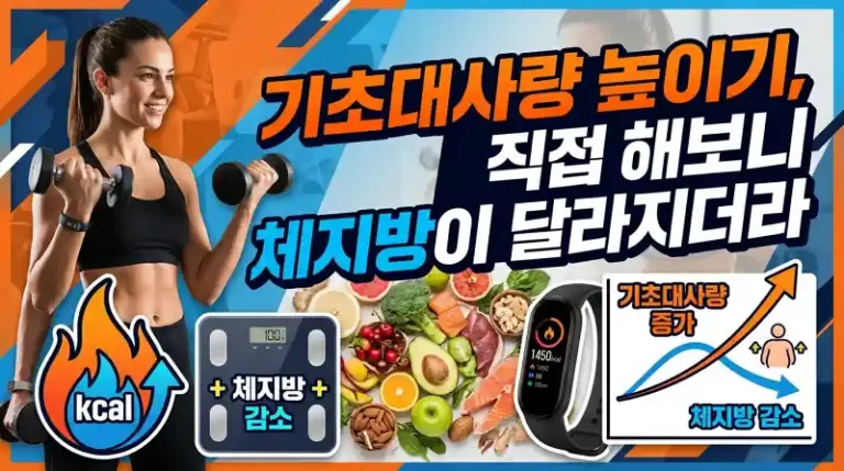 기초대사량 높이기, 직접 해보니 체지방이 달라지더라