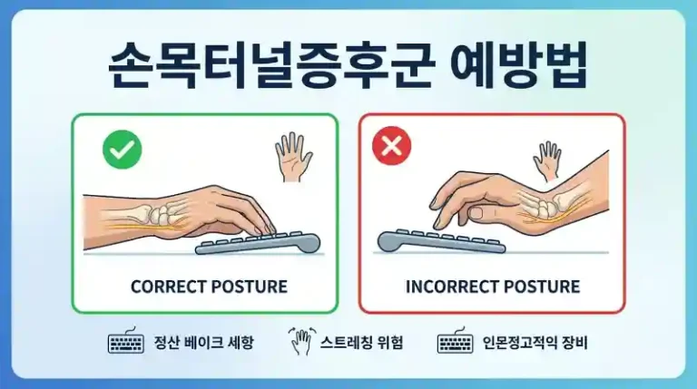 손목 통증 줄이는 손목터널증후군 예방 총정리