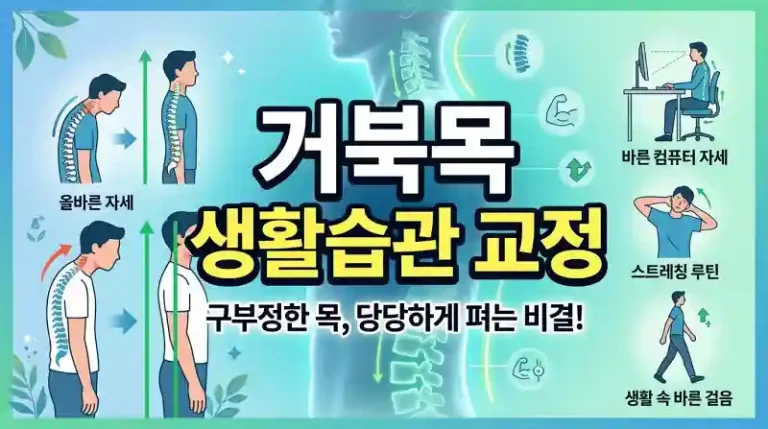 거북목 생활습관 교정